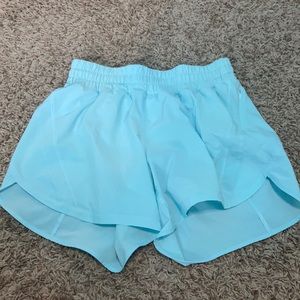 lululemon high rise tracker shorts